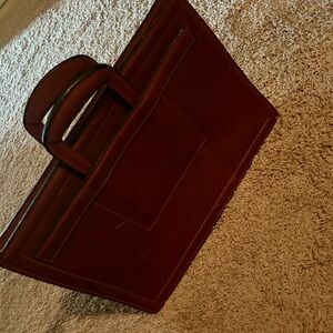 Vintage Brown Leather Briefcase